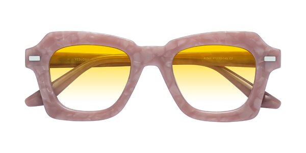 Front of Alden in Plum Marble