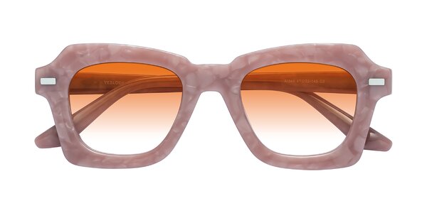 Front of Alden in Plum Marble