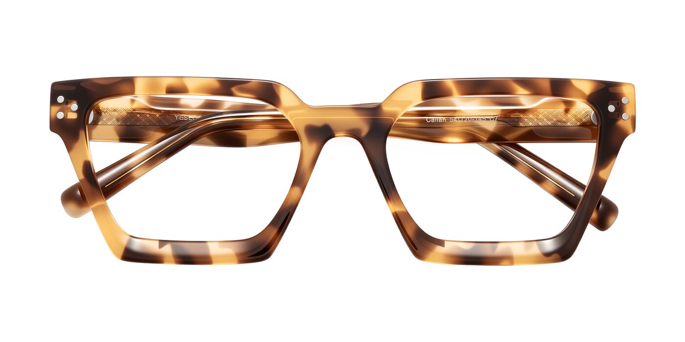 Callan - Honey Tortoise Eyeglasses