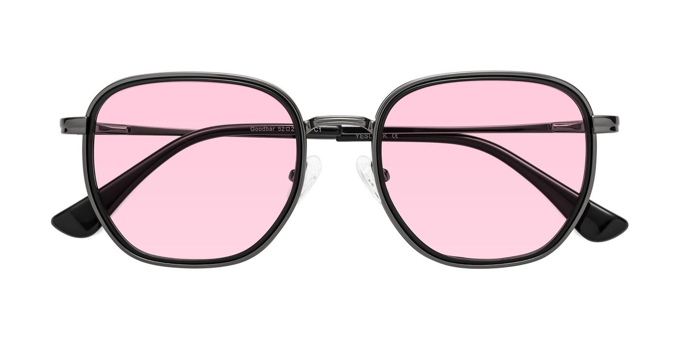 Goodbar - Gunmetal/Black Tinted Sunglasses