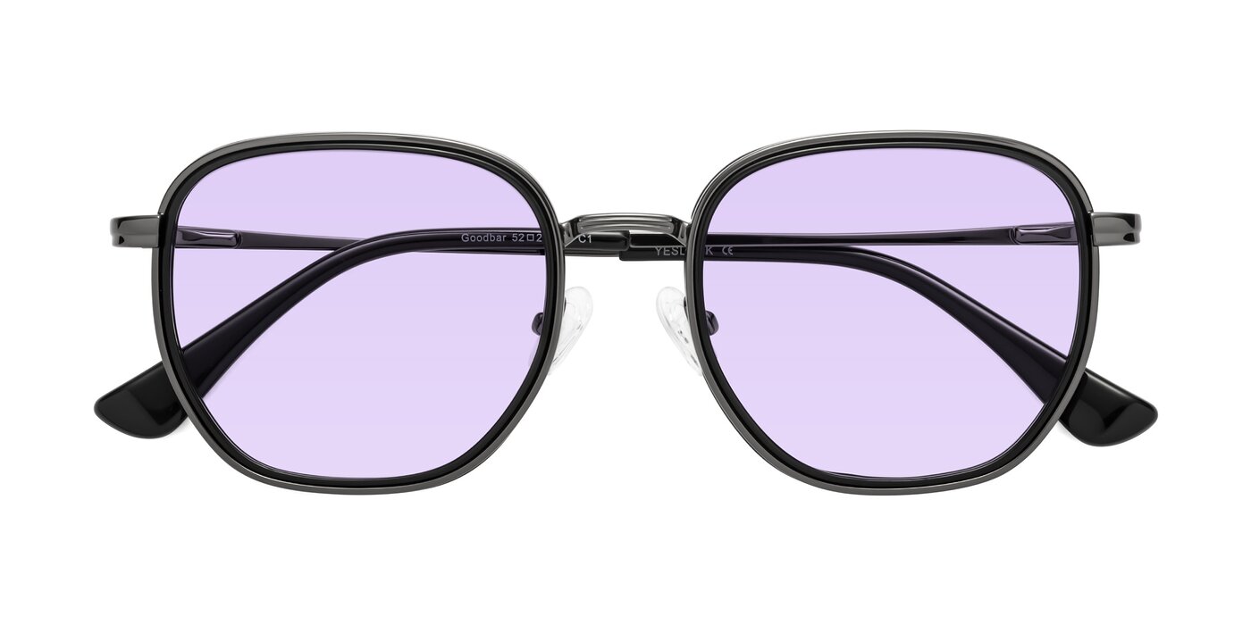 Goodbar - Gunmetal/Black Tinted Sunglasses