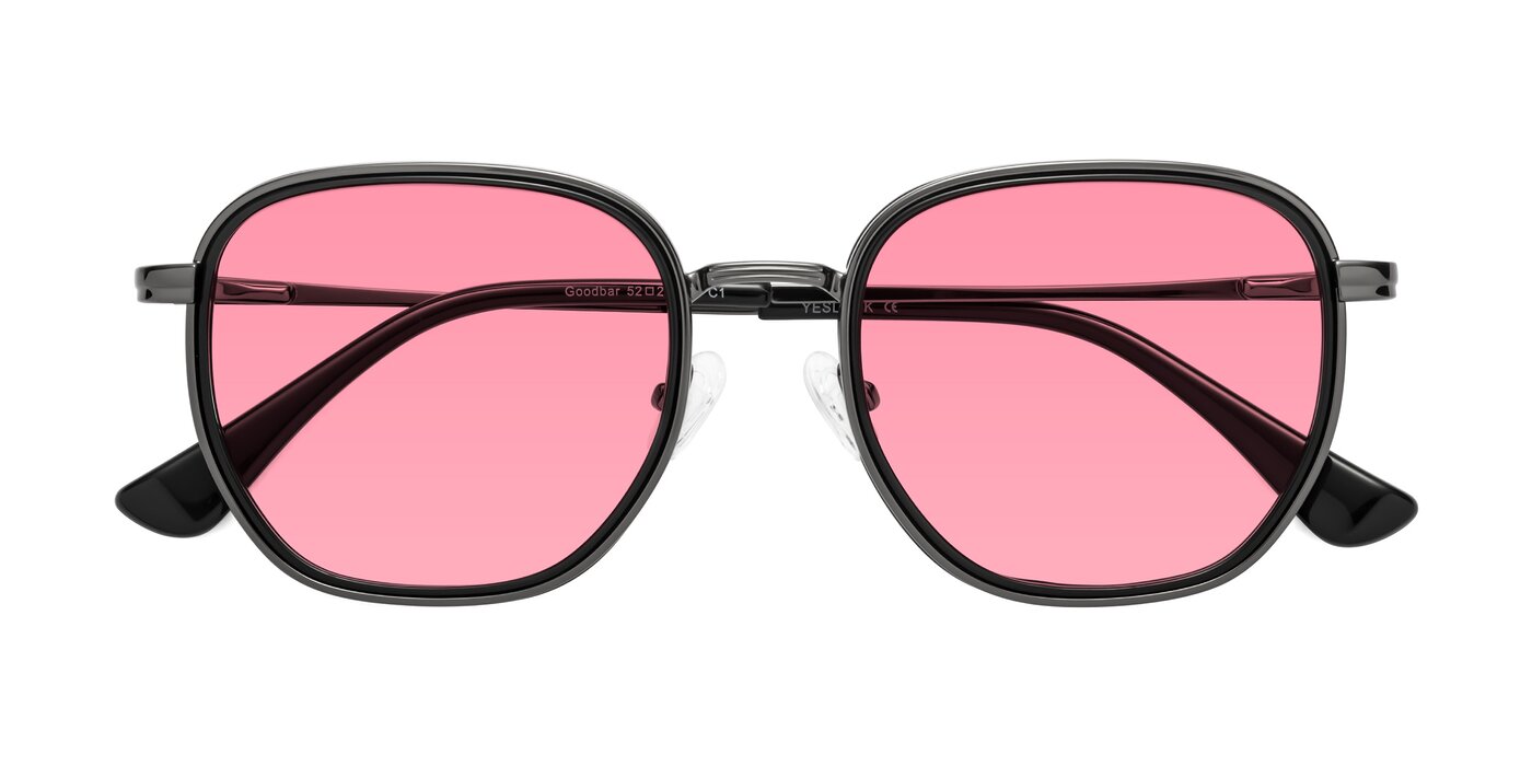Goodbar - Gunmetal/Black Tinted Sunglasses