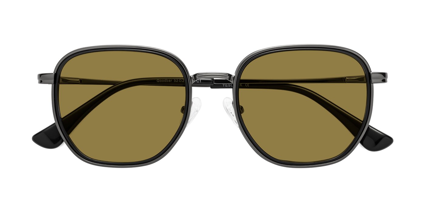 Goodbar - Gunmetal/Black Polarized Sunglasses