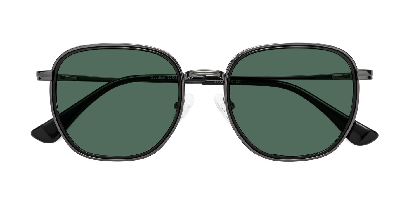 Goodbar - Gunmetal/Black Polarized Sunglasses