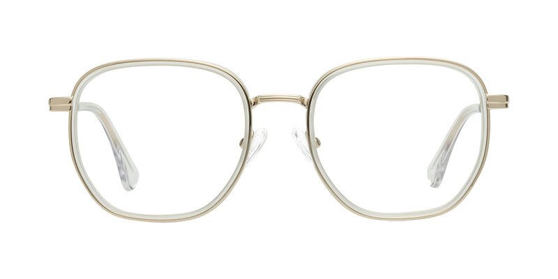 Goodbar - Pale Gold/Clear Eyeglasses