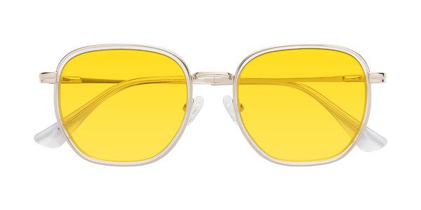 Front of Goodbar in Pale Gold/Clear