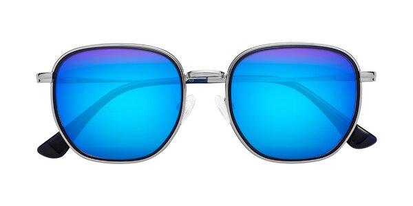Front of Goodbar in Silver / Deep Sapphire