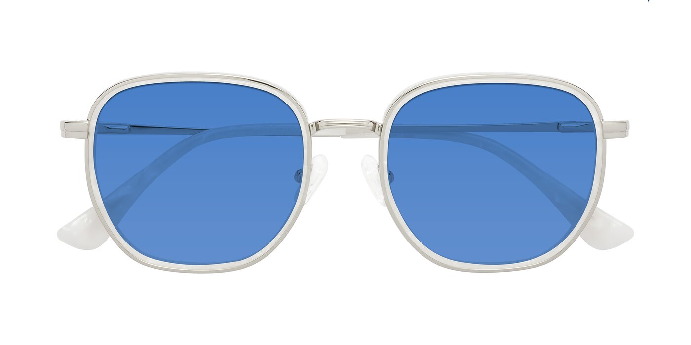 Goodbar - Silver/Glacier White Tinted Sunglasses