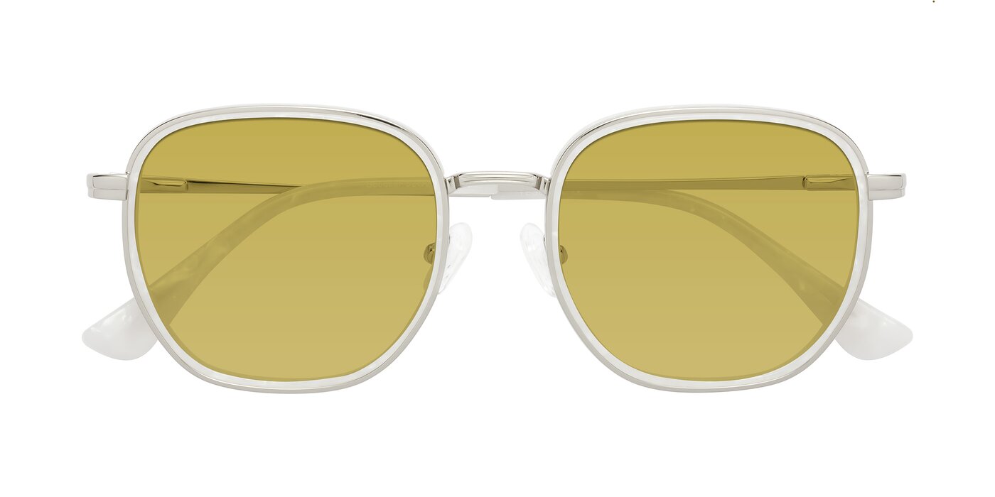 Goodbar - Silver/Glacier White Tinted Sunglasses
