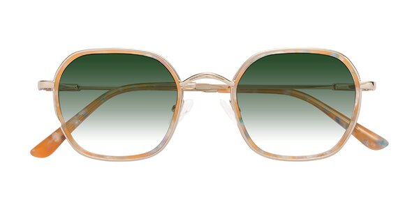 Front of Ana in Coral Tortoise / Gold