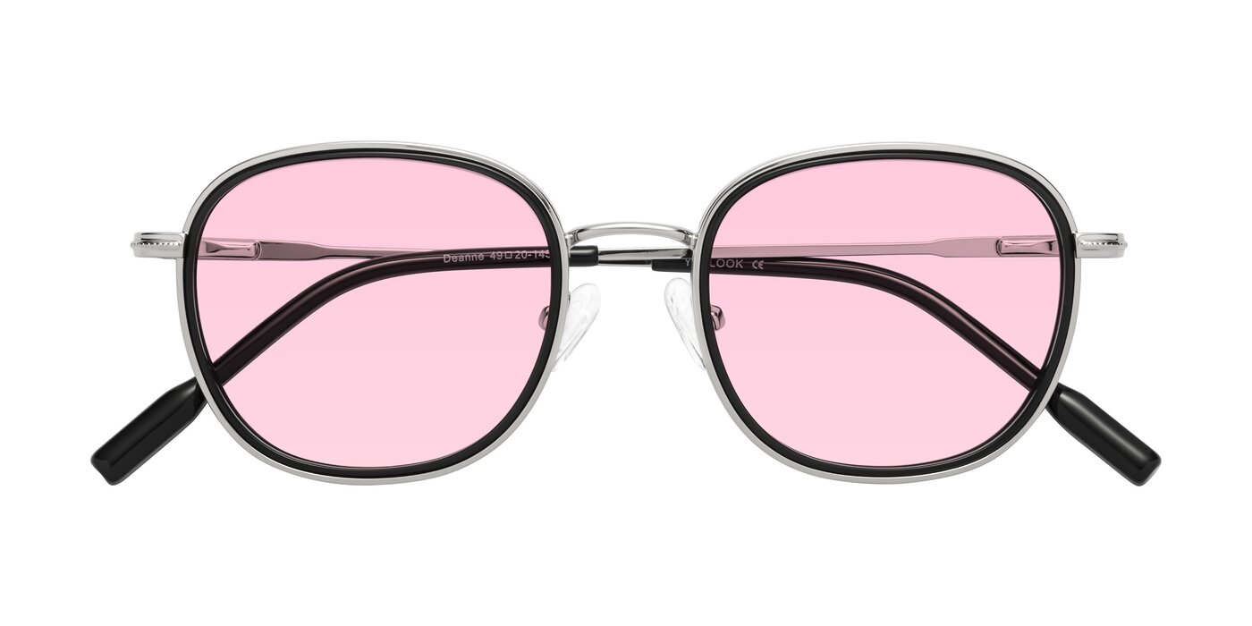 Deanne - Black/Silver Tinted Sunglasses