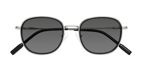 Front of Deanne in Black / Silver