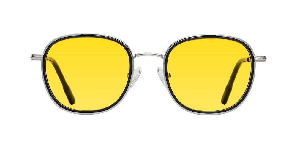 Deanne - Black/Silver Tinted Sunglasses
