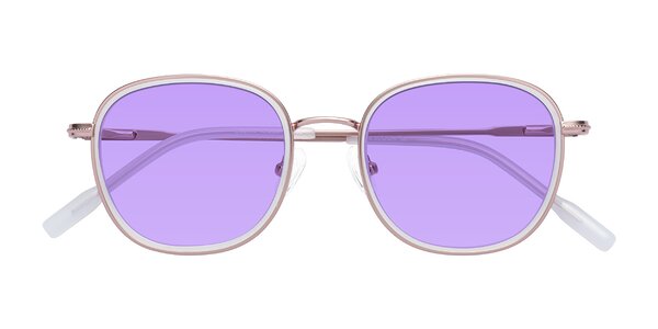 Front of Deanne in Rose Gold / Translucent White