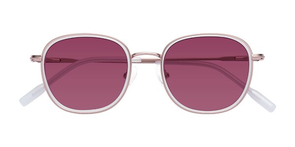 Front of Deanne in Rose Gold / Translucent White