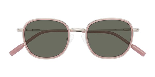 Front of Deanne in Pale Gold/Plum