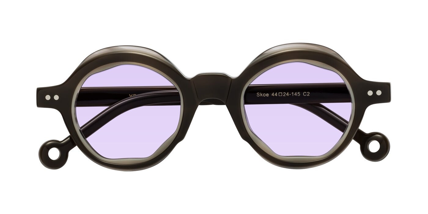 Skoe - Dark Grayish Brown Tinted Sunglasses