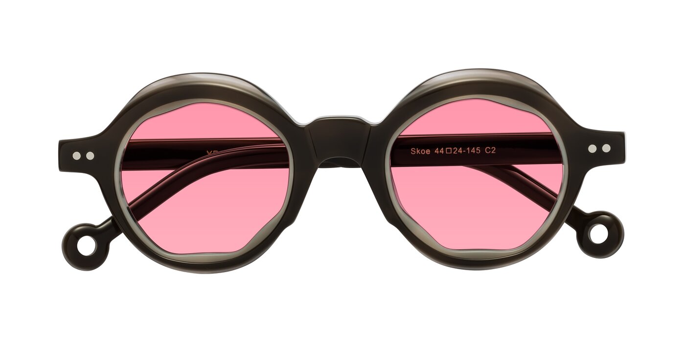 Skoe - Dark Grayish Brown Tinted Sunglasses