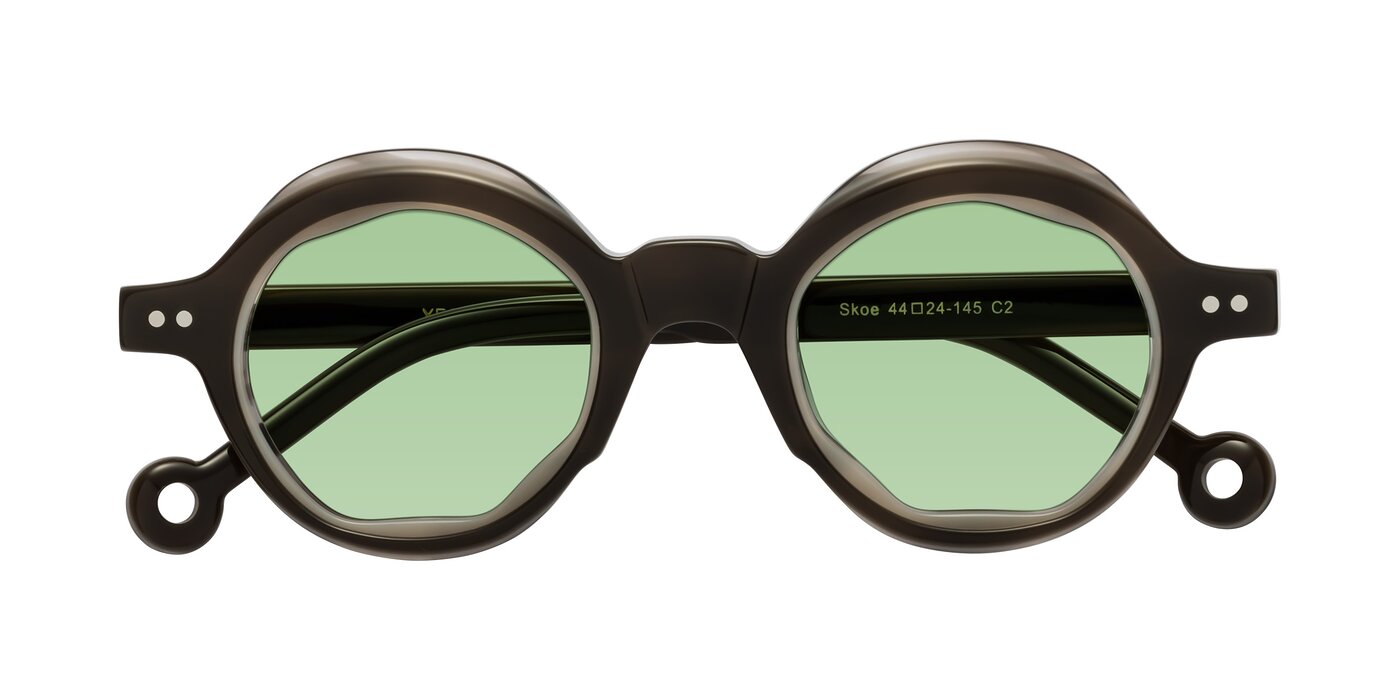 Skoe - Dark Grayish Brown Tinted Sunglasses