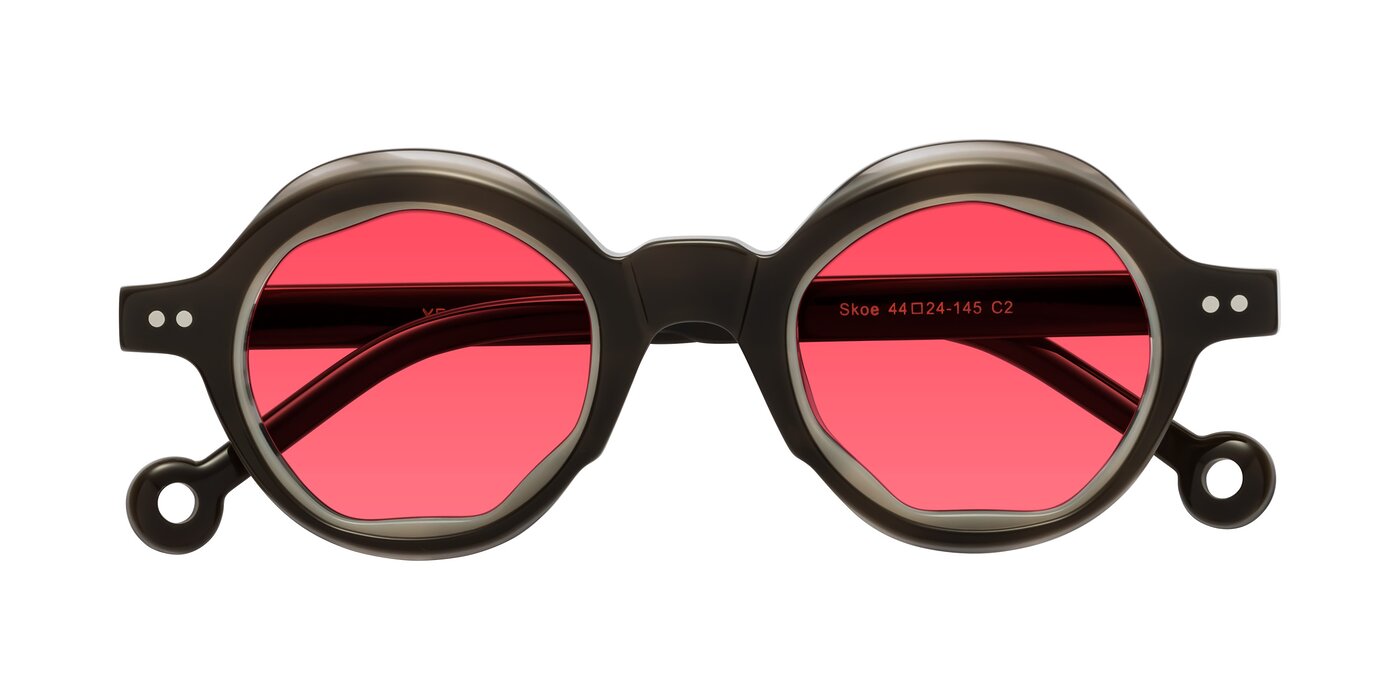 Skoe - Dark Grayish Brown Tinted Sunglasses