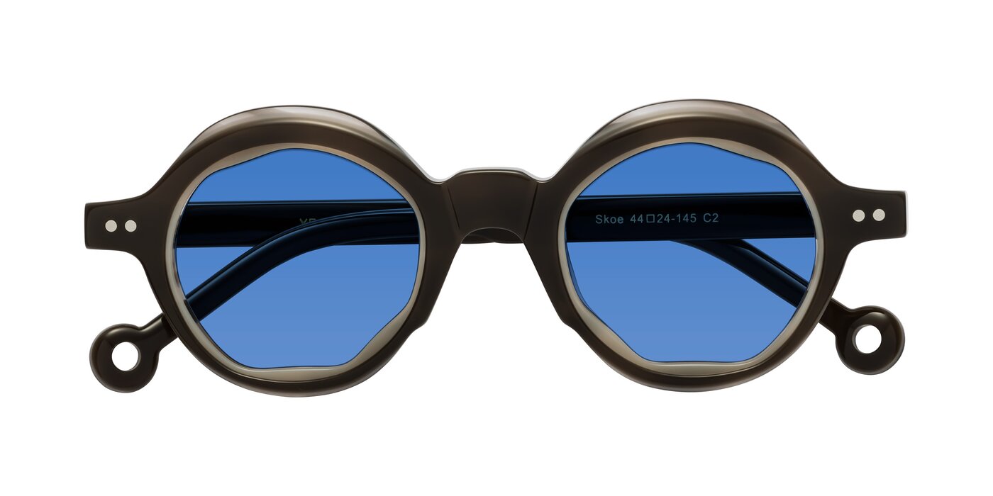Skoe - Dark Grayish Brown Tinted Sunglasses
