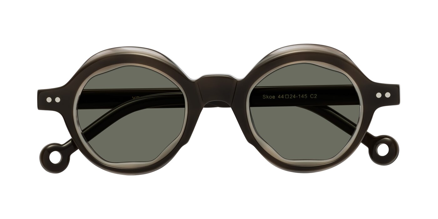 Skoe - Dark Grayish Brown Polarized Sunglasses