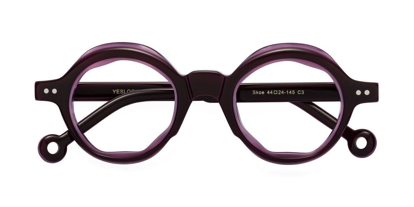 Skoe - Eggplant Eyeglasses