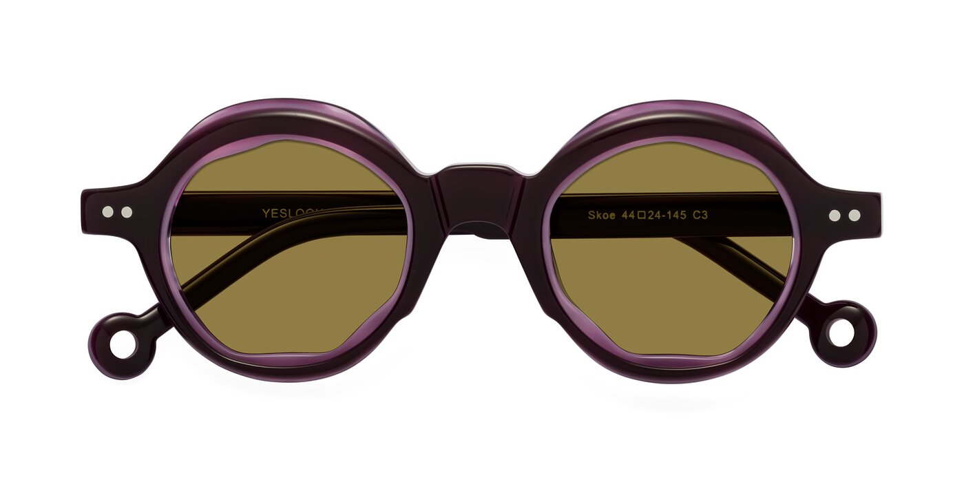 Skoe - Eggplant Polarized Sunglasses