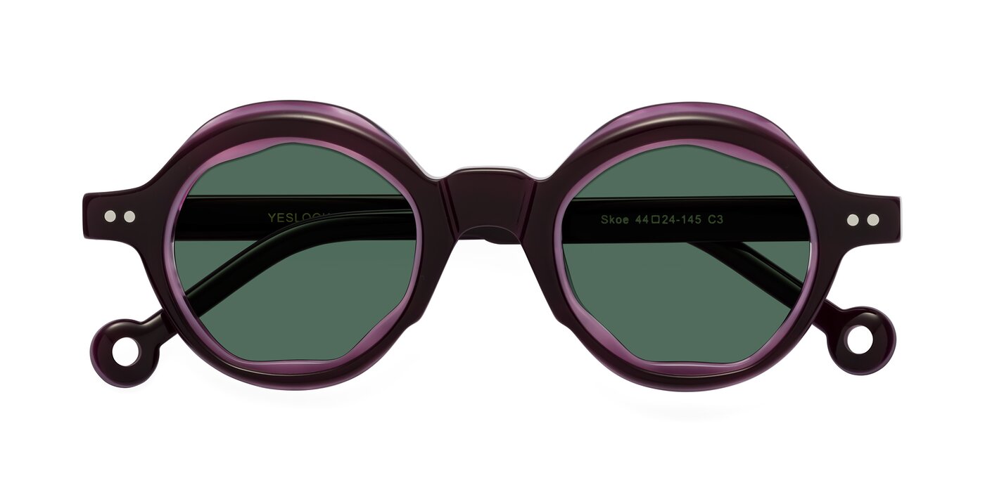 Skoe - Eggplant Polarized Sunglasses