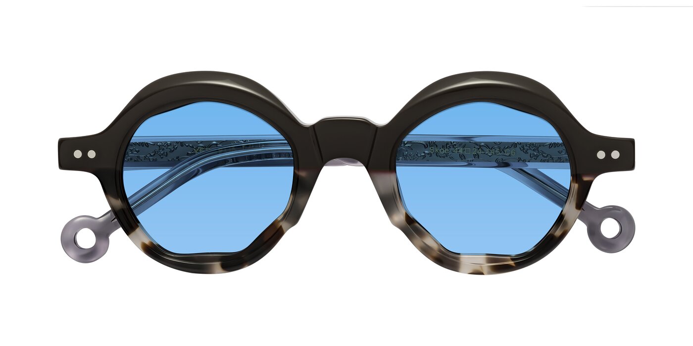 Skoe - Dark Gray/Ivory Tinted Sunglasses