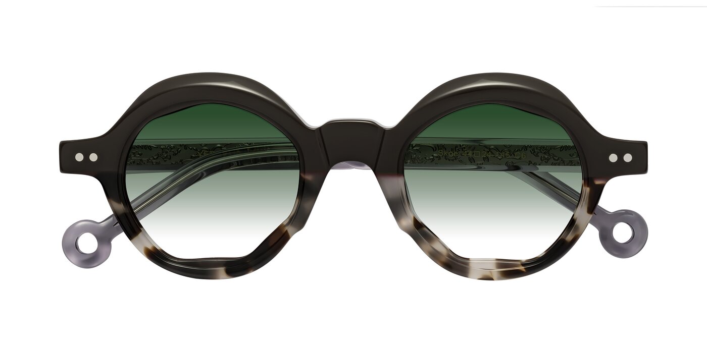 Skoe - Dark Gray/Ivory Gradient Sunglasses