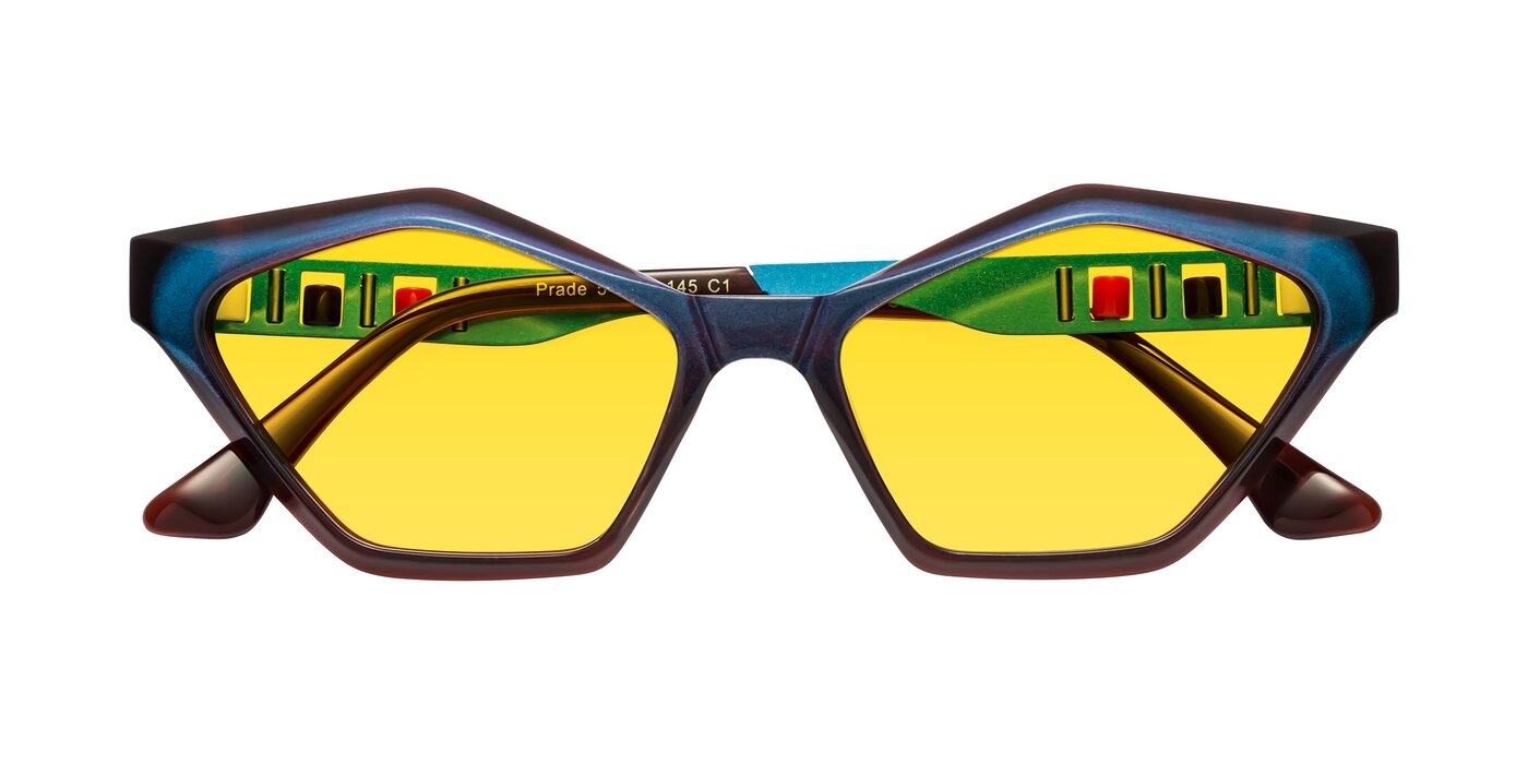 Prade - Iridescent Blue Tinted Sunglasses
