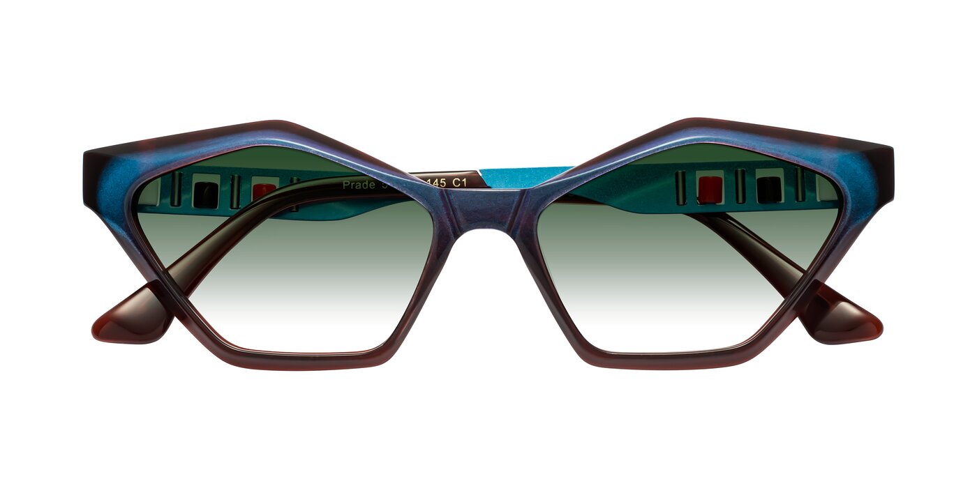Prade - Iridescent Blue Gradient Sunglasses