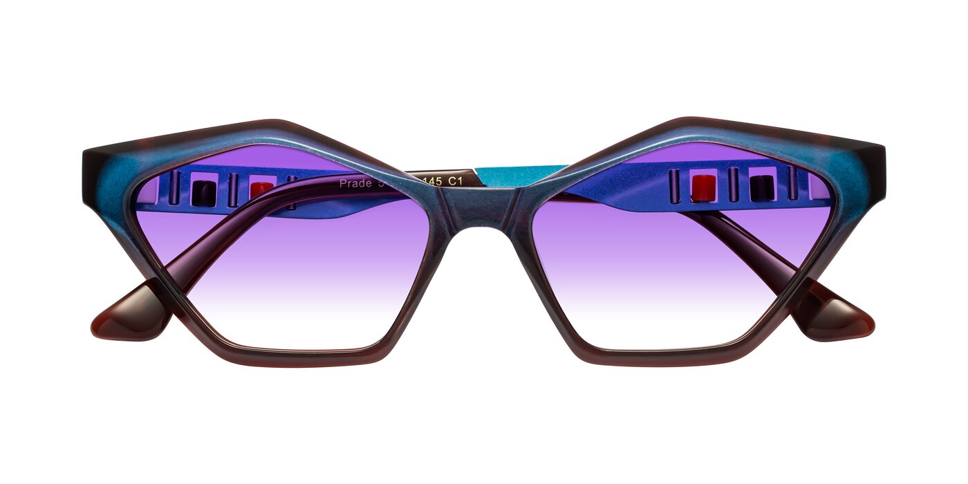 Prade - Iridescent Blue Gradient Sunglasses