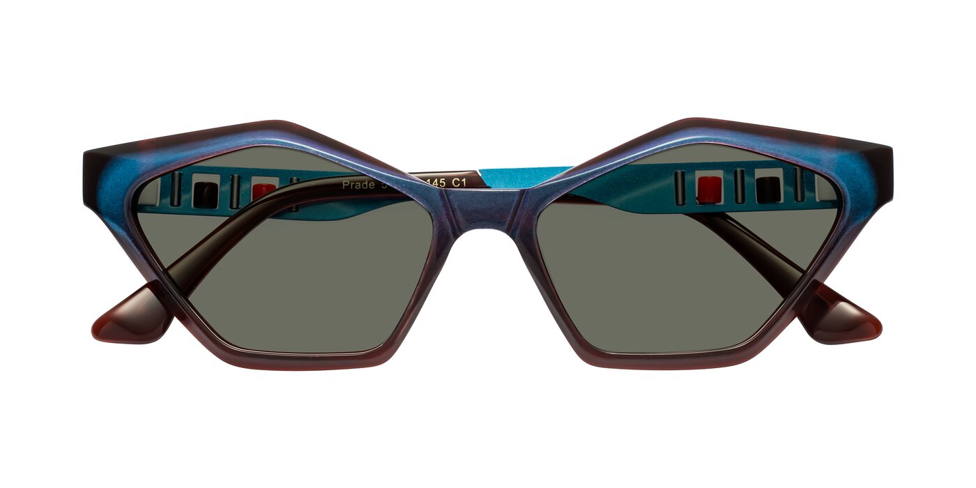 Prade - Iridescent Blue Polarized Sunglasses