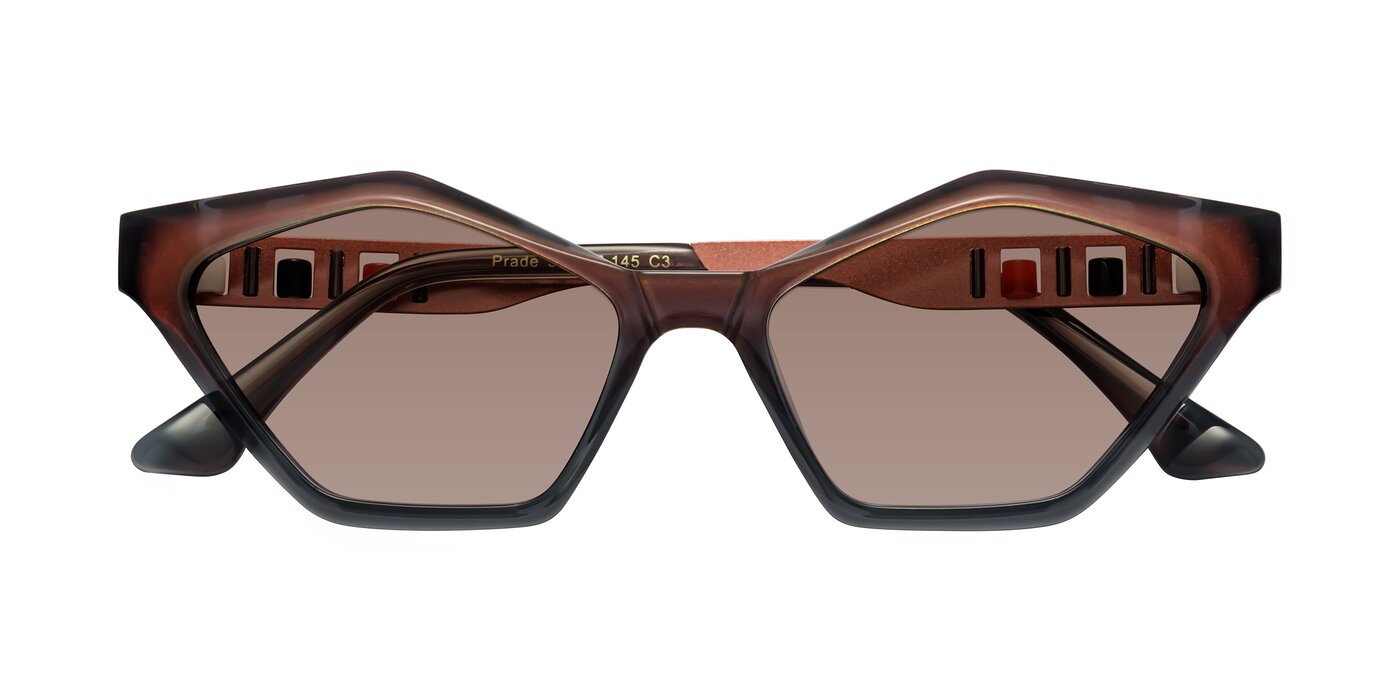 Prade - Iridescent Rust Tinted Sunglasses