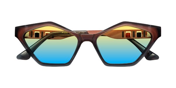 Front of Prade in Iridescent Rust