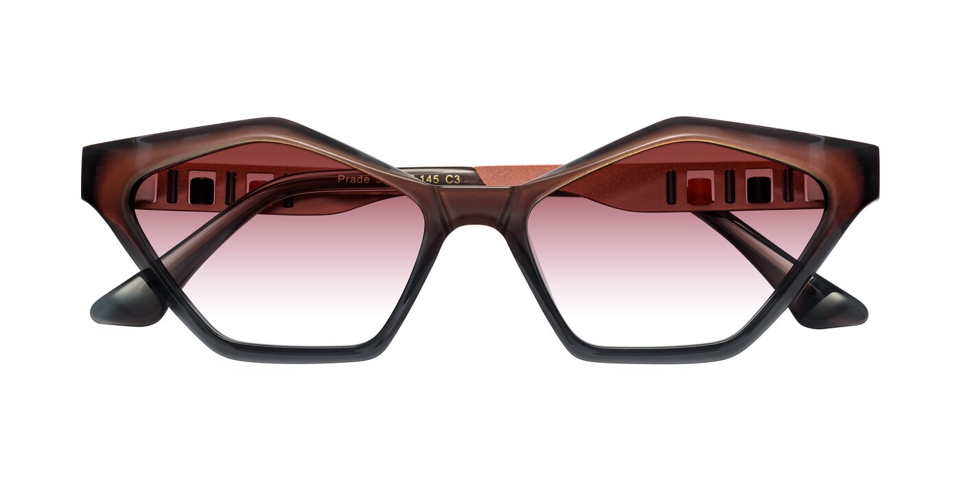 Prade - Iridescent Rust Gradient Sunglasses