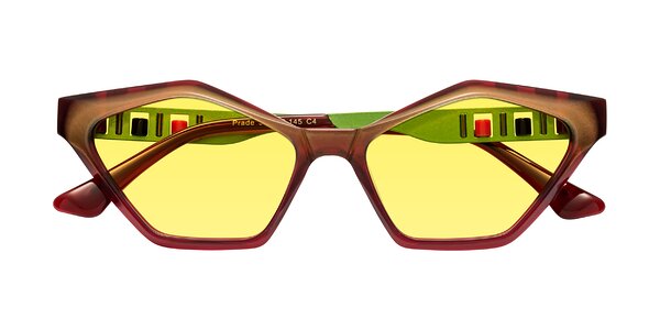 Front of Prade in Iridescent Green