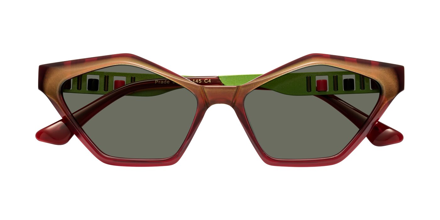 Prade - Iridescent Green Polarized Sunglasses