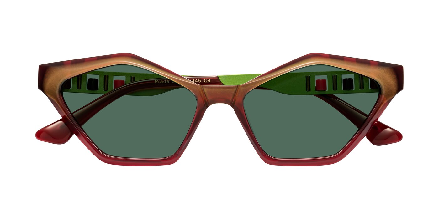 Prade - Iridescent Green Polarized Sunglasses