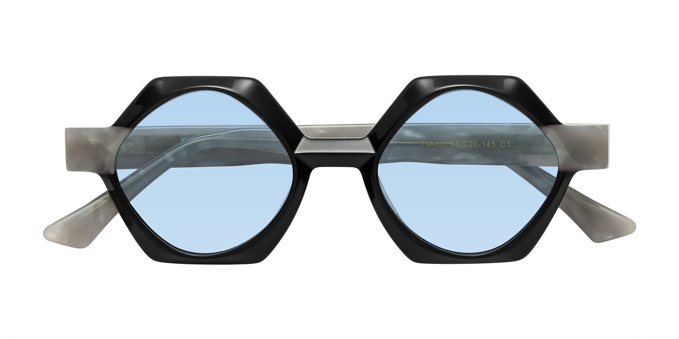 Yukich - Black Tinted Sunglasses