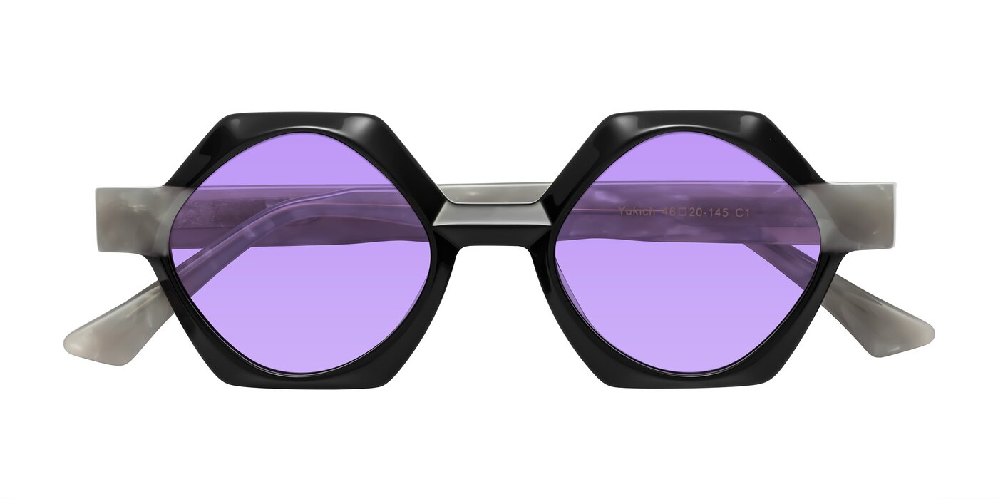 Yukich - Black Tinted Sunglasses