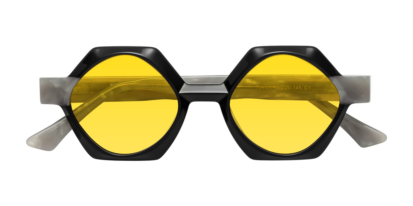 Yukich - Black Tinted Sunglasses