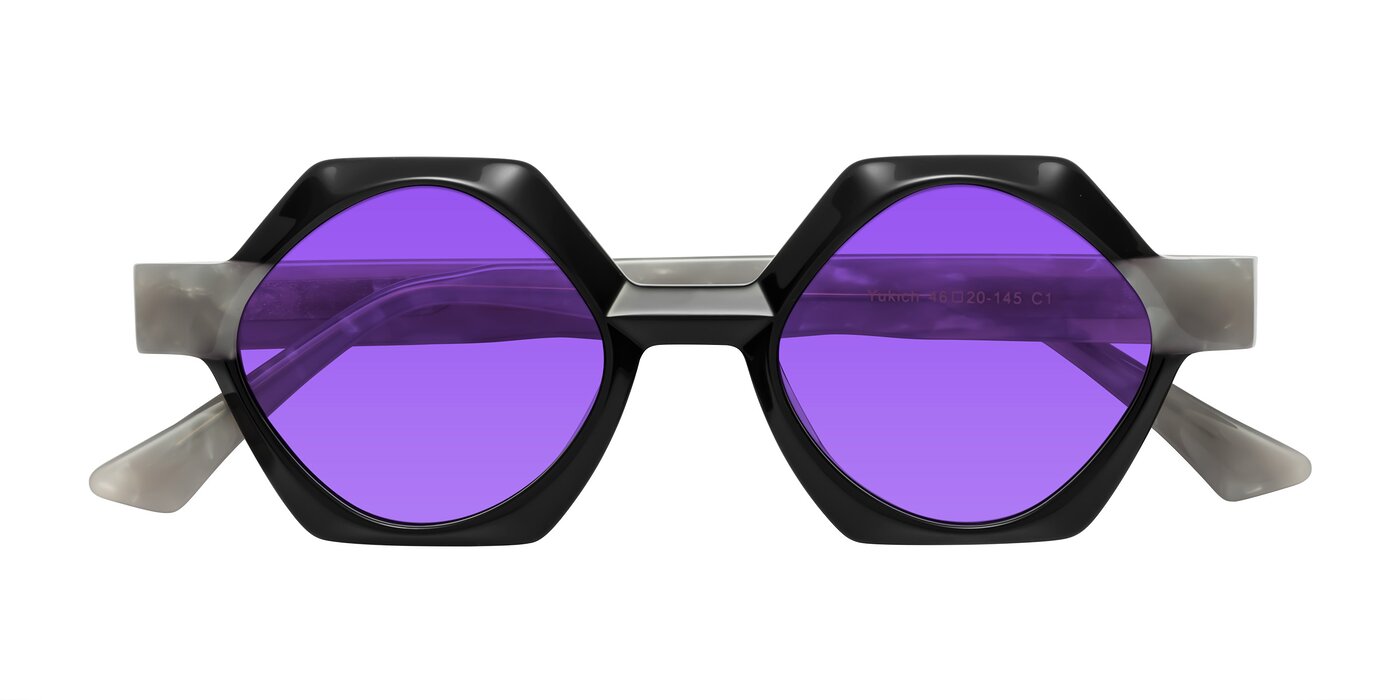 Yukich - Black Tinted Sunglasses