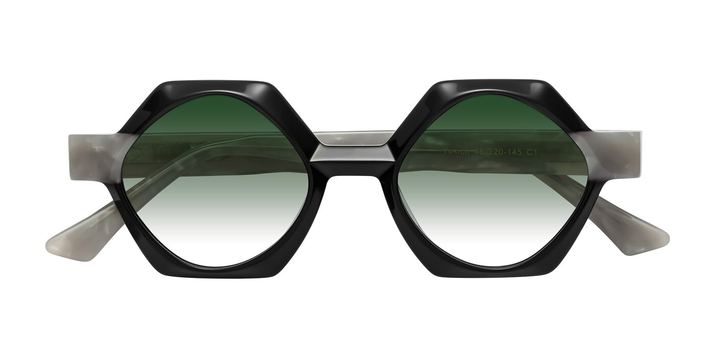 Yukich - Black Gradient Sunglasses