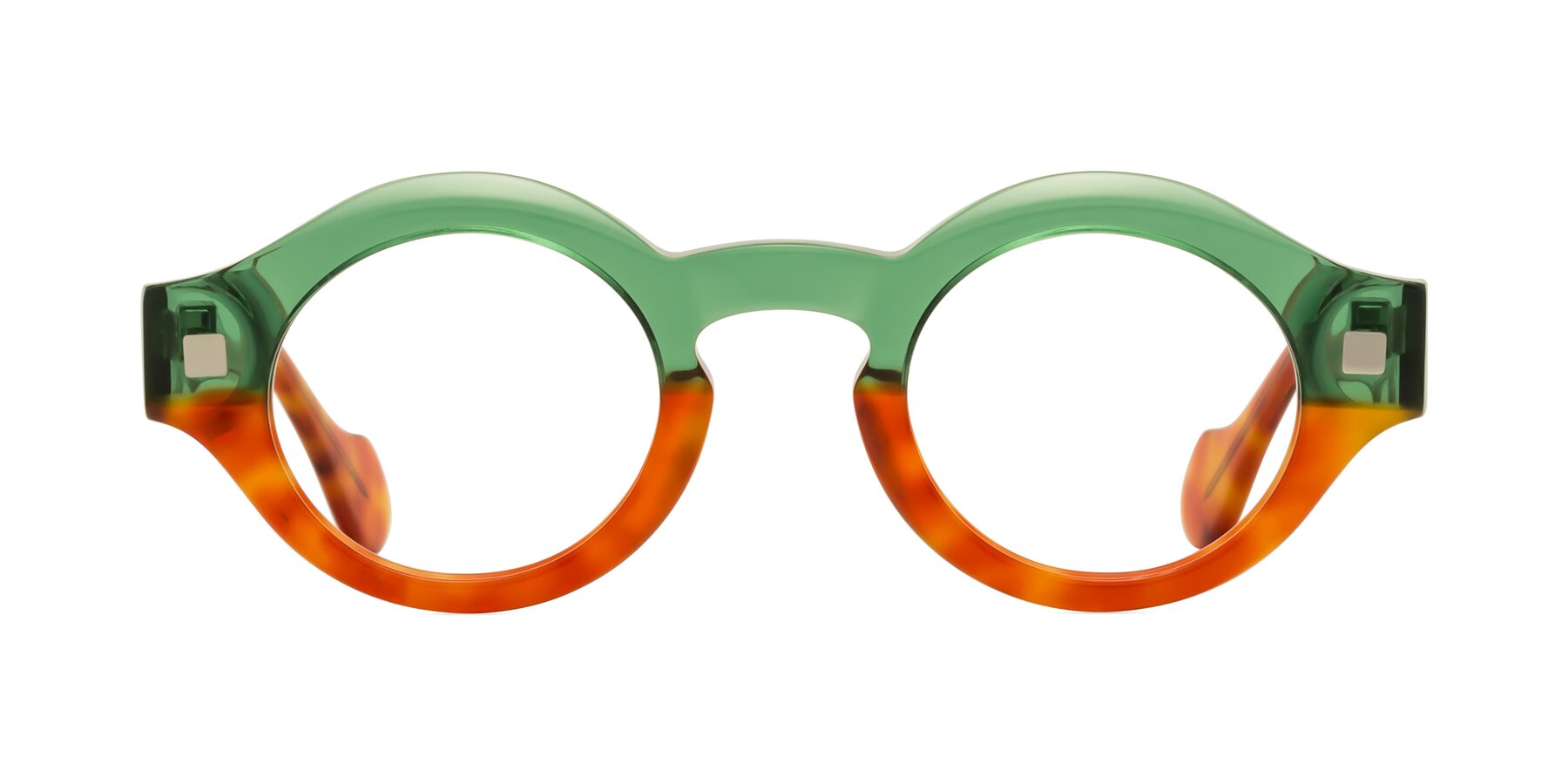 Nuzzo - Green / Orange Tortoise Sunglasses Frame