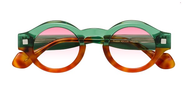 Front of Nuzzo in Green / Orange Tortoise