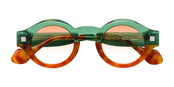 Front of Nuzzo in Green / Orange Tortoise