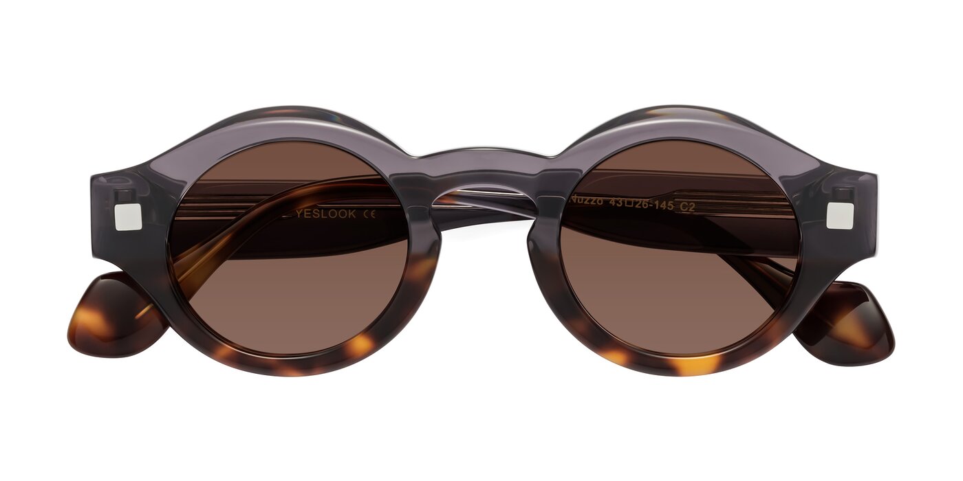 Nuzzo - Gray / Tortoise Tinted Sunglasses